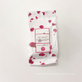 Maquillage fiable enlevant les lingettes en coton rose et bois de santal